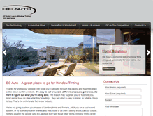 Tablet Screenshot of luxurywindowtinting.com